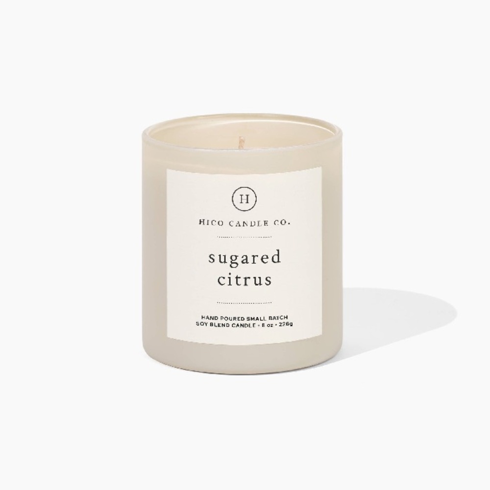 Hico Candle Company Sugared Citrus 8oz. Candle